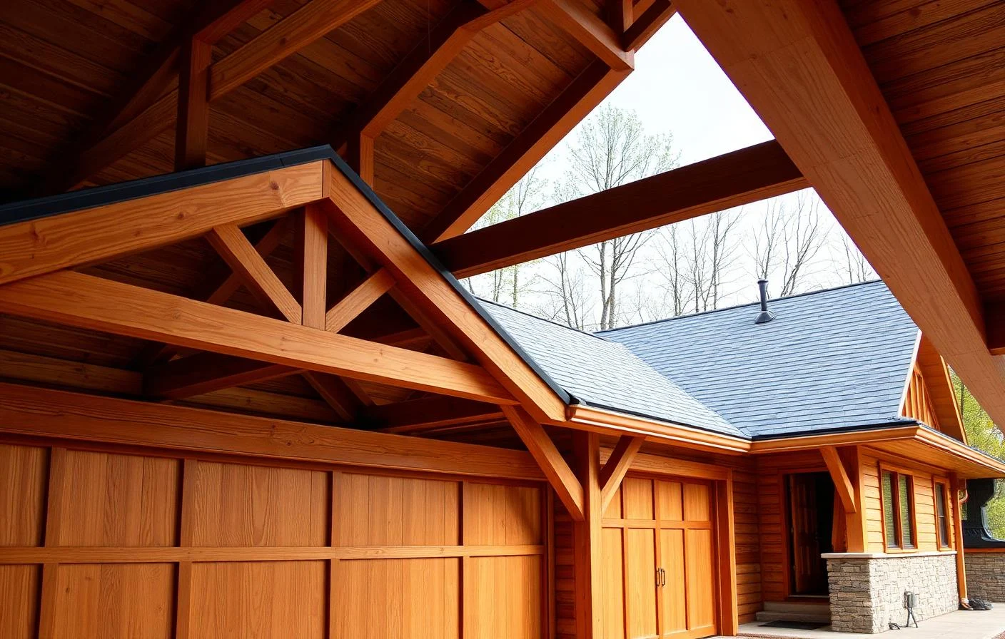 Kepenksiz Villa Garajı