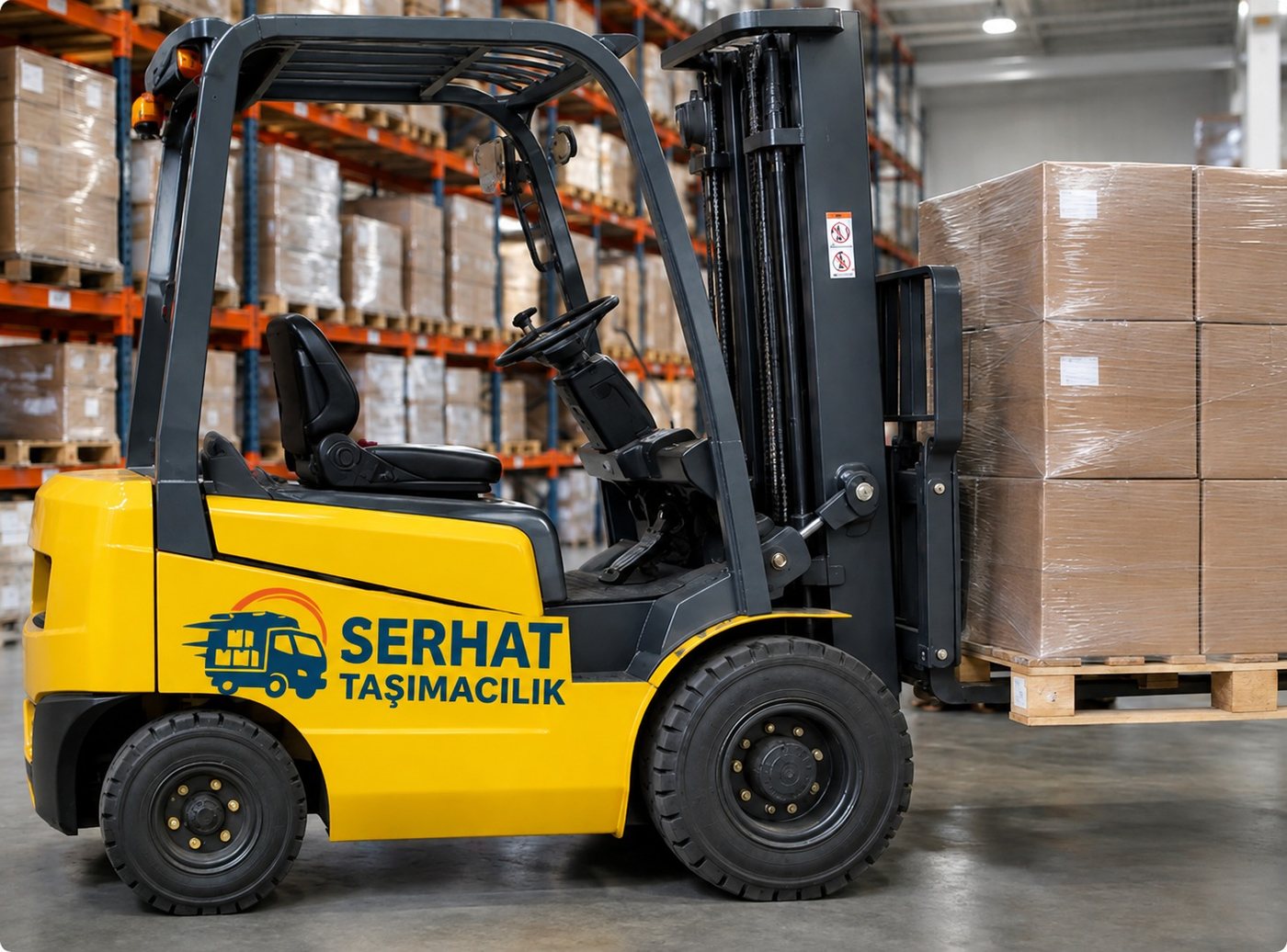Forklift ve Paletli Yük - Serhat Taşımacılık